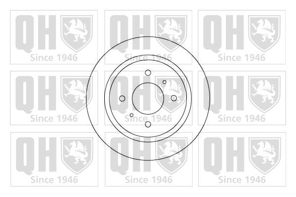 QUINTON HAZELL Тормозной диск BDC4131